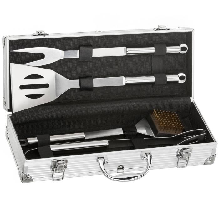 Juego de cubiertos para parrilla - estuche para parrilla con cubiertos