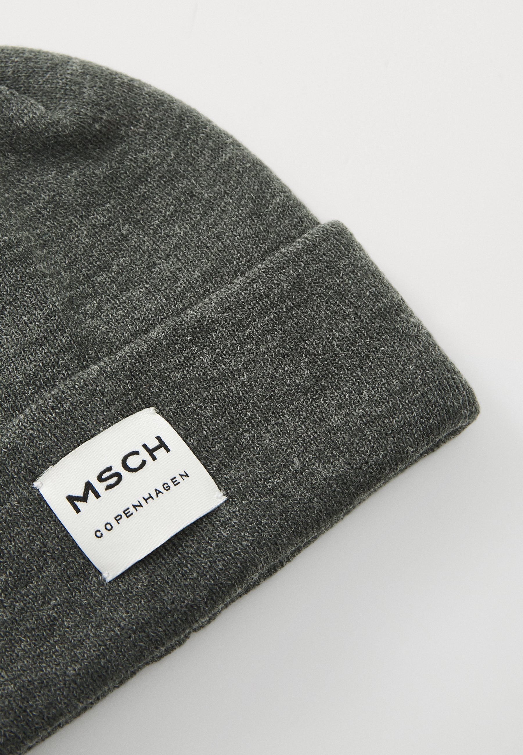 MSCH Copenhagen LOGO BEANIE KEY - Czapka beanie - ciemnoszara