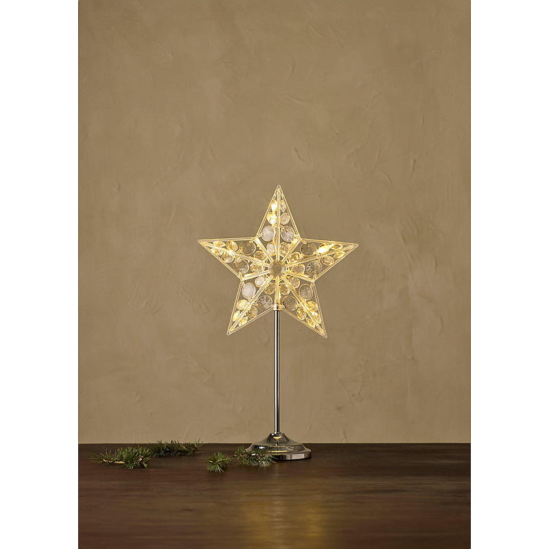 Light IT Julstjärna Hygge 30 cm, på fot