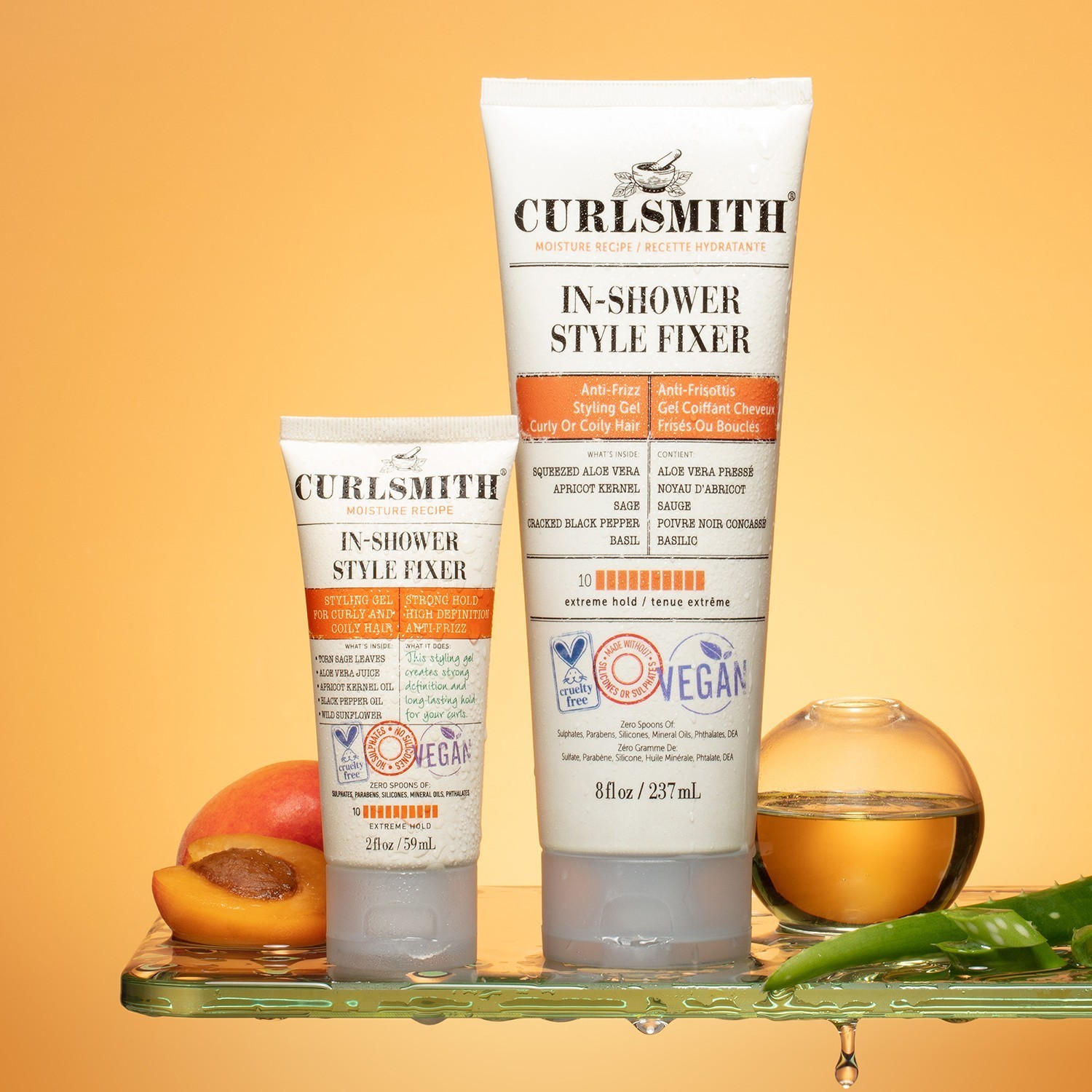 „Curlsmith“ plaukų gelis dušui – 59 ml