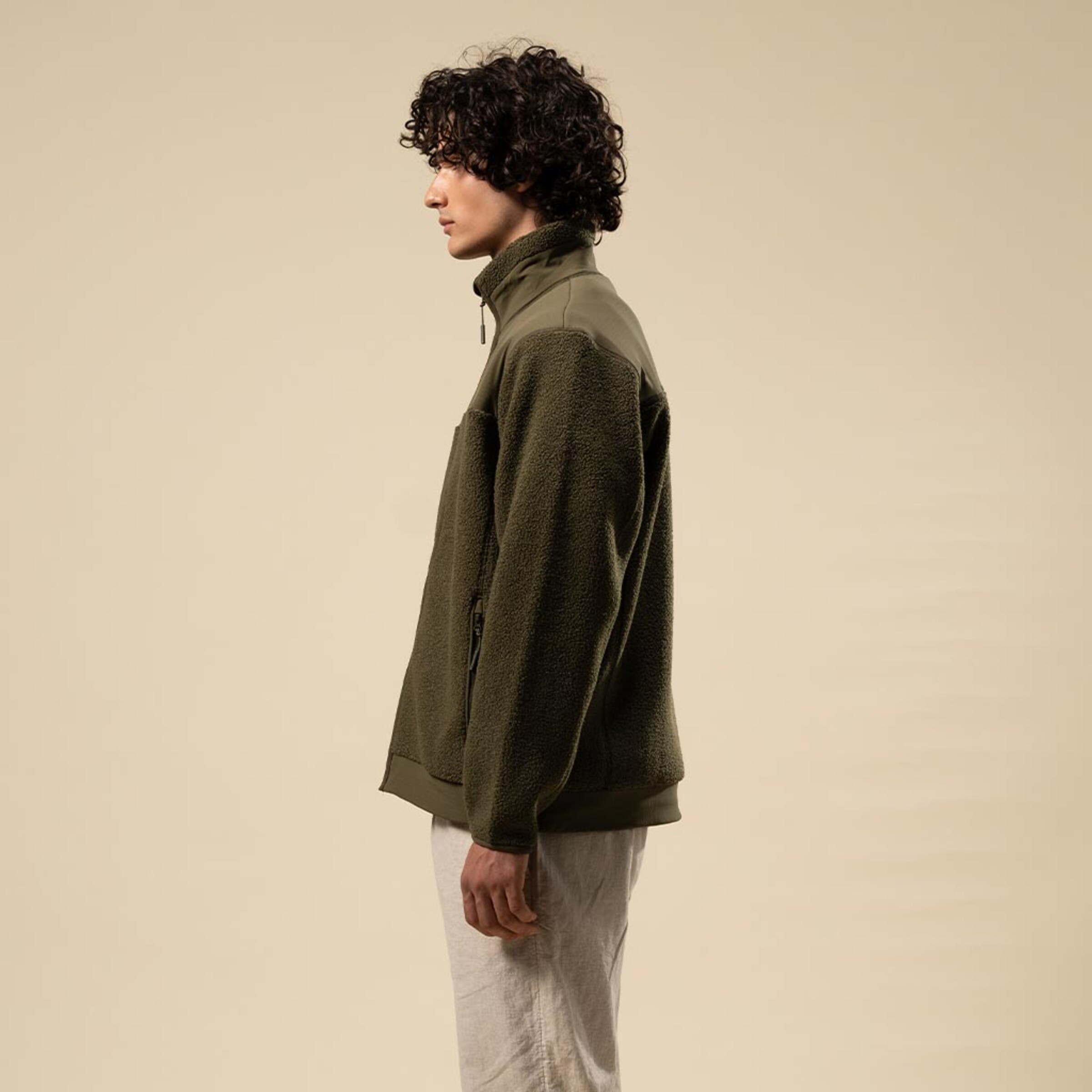 Veste polaire vert forêt pour tous les jours