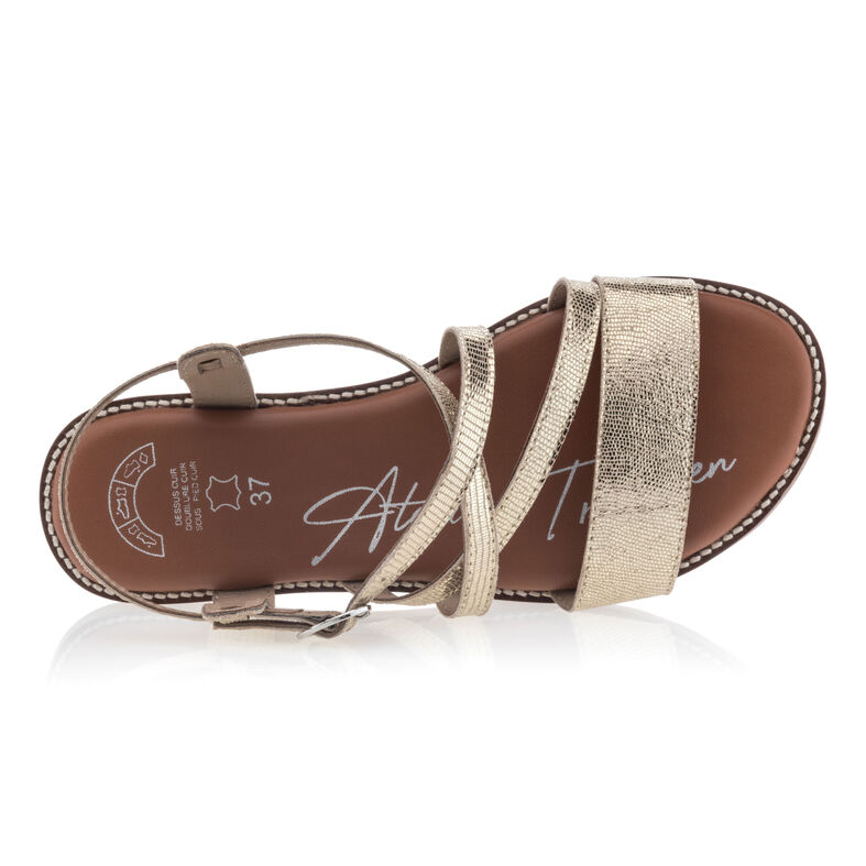 Sandalias amarillas para mujer / Zapatos de punta abierta