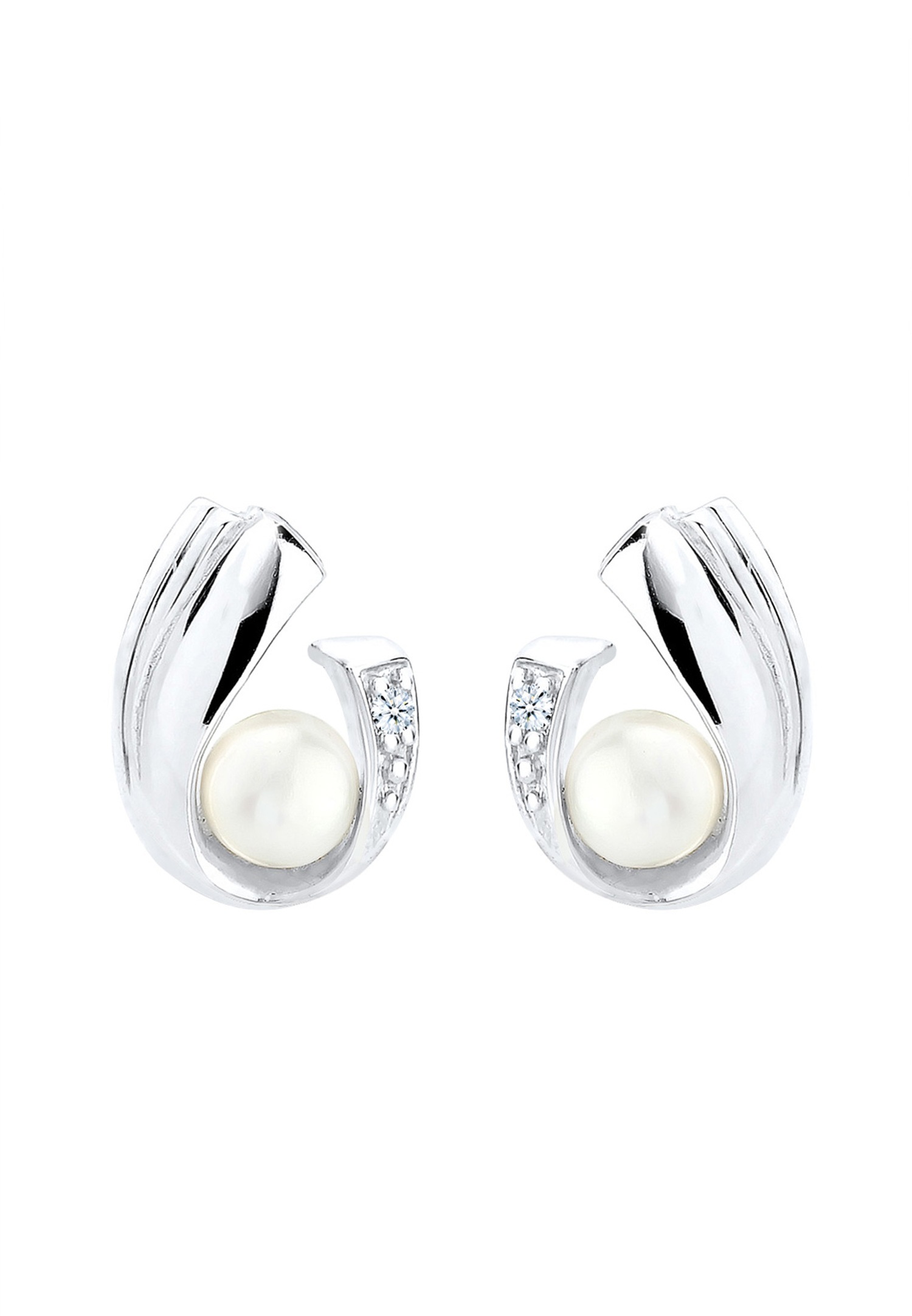 Elli DIAMONDS Diamant Perles de Culture d'Eau Douce