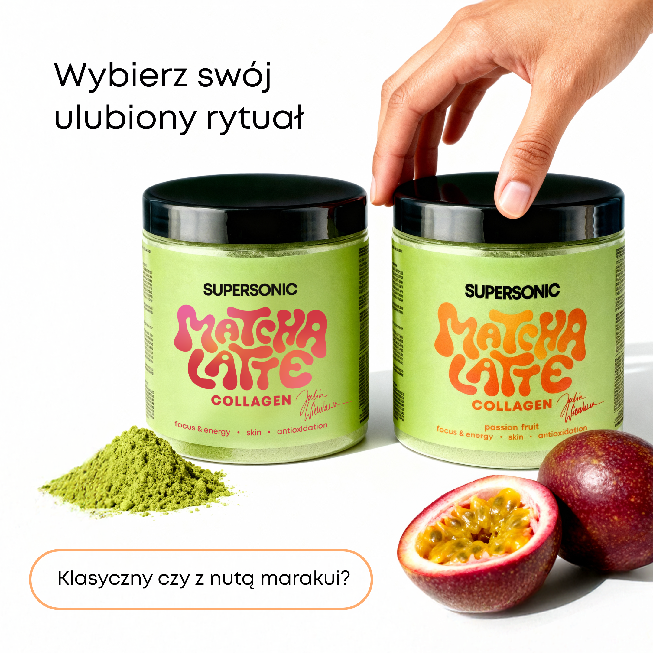 Supersonični Matcha Latte kolagen