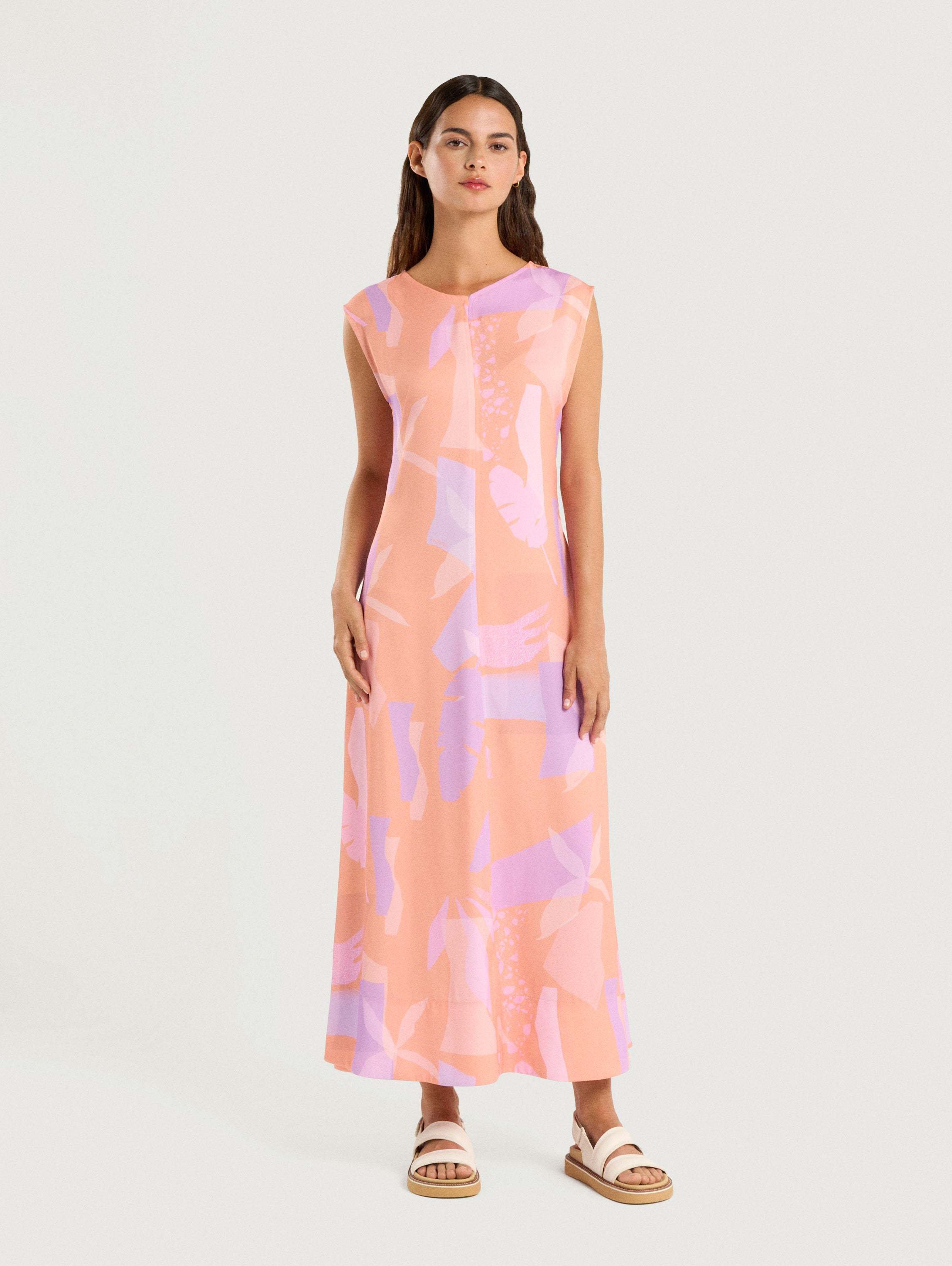 VESTIDO AEOLIAN NARANJA