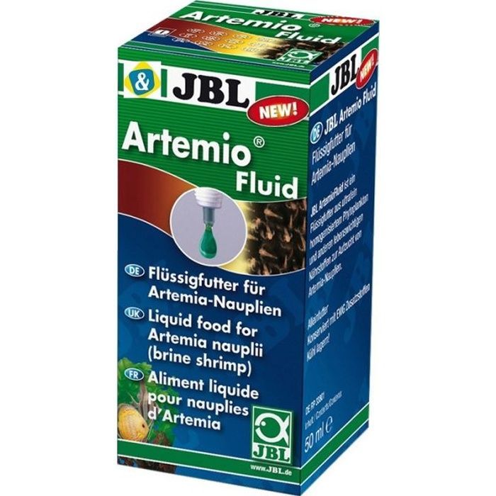 Alimento para artemia - ARTEMIOFLUID - 50 ml - Alimento líquido - Fitoplancton rico en nutrientes