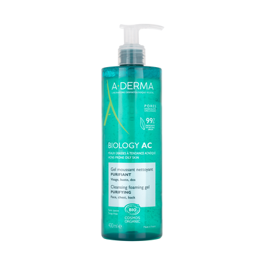 A-Derma Biology AC valomasis putojantis gelis Valomasis putojantis gelis 400 ml 400 ml