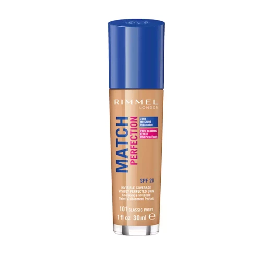 RIMMEL PODKŁAD MATCH PERFECTION NR 101 NOWA WERSJA