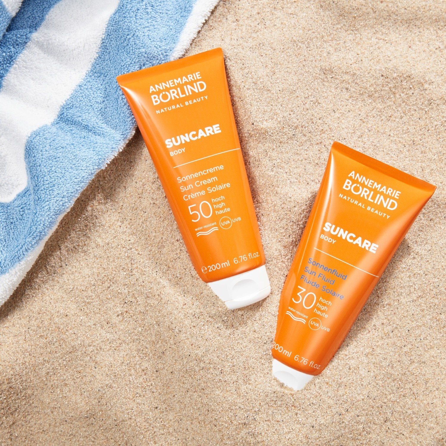 ANNEMARIE BÖRLIND Opaľovací telový fluid SPF 30 - 200 ml