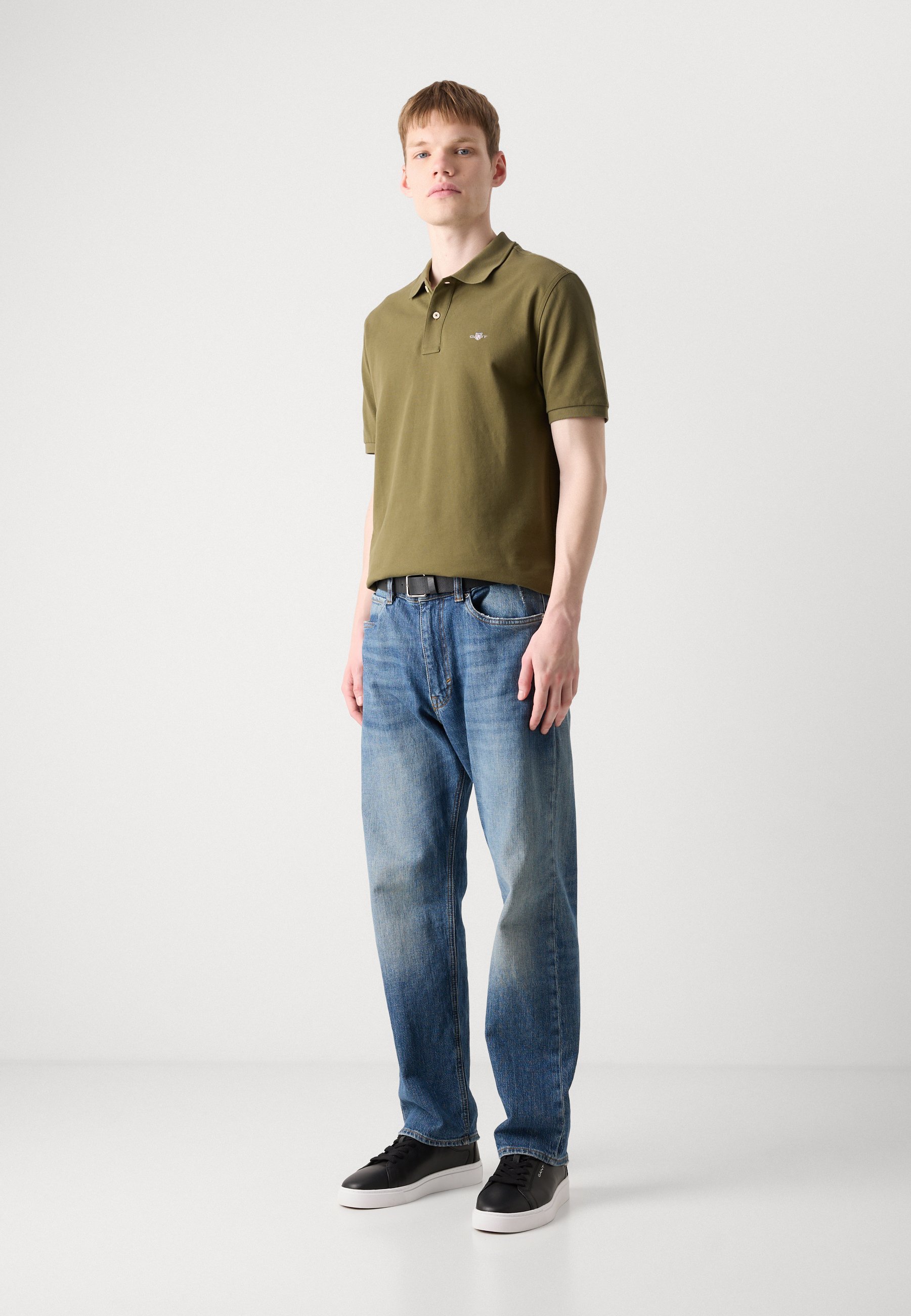 GANT ARCHIVE SHIELD - Poloshirt - Moosgrün
