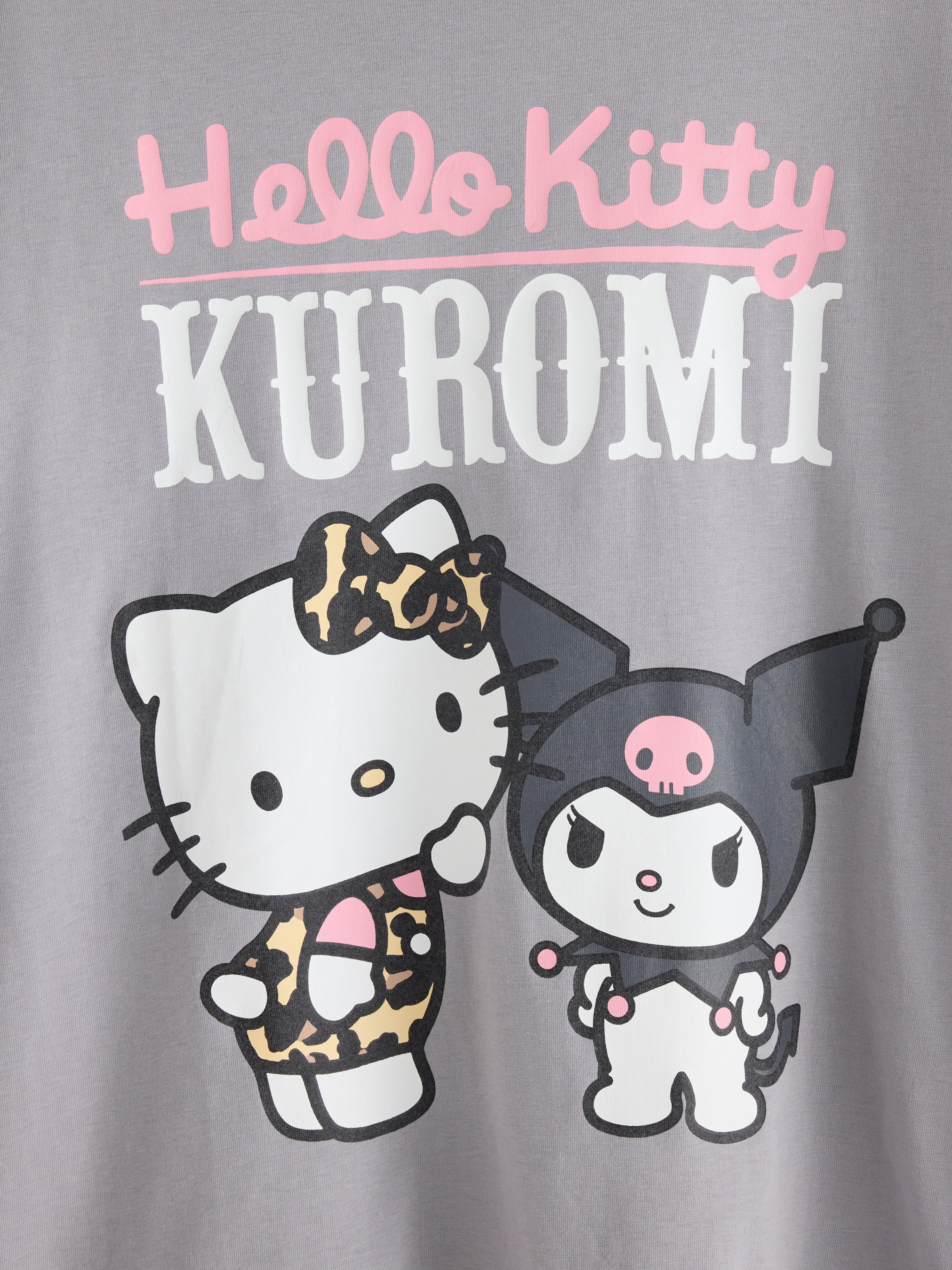 Hello Kitty og venner t-skjorte grå