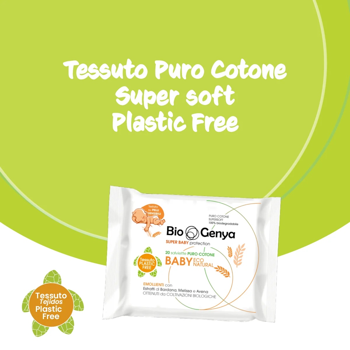 BIOGENYA Biogenya Baby Eco Natural vochtige doekjes 20 stuks