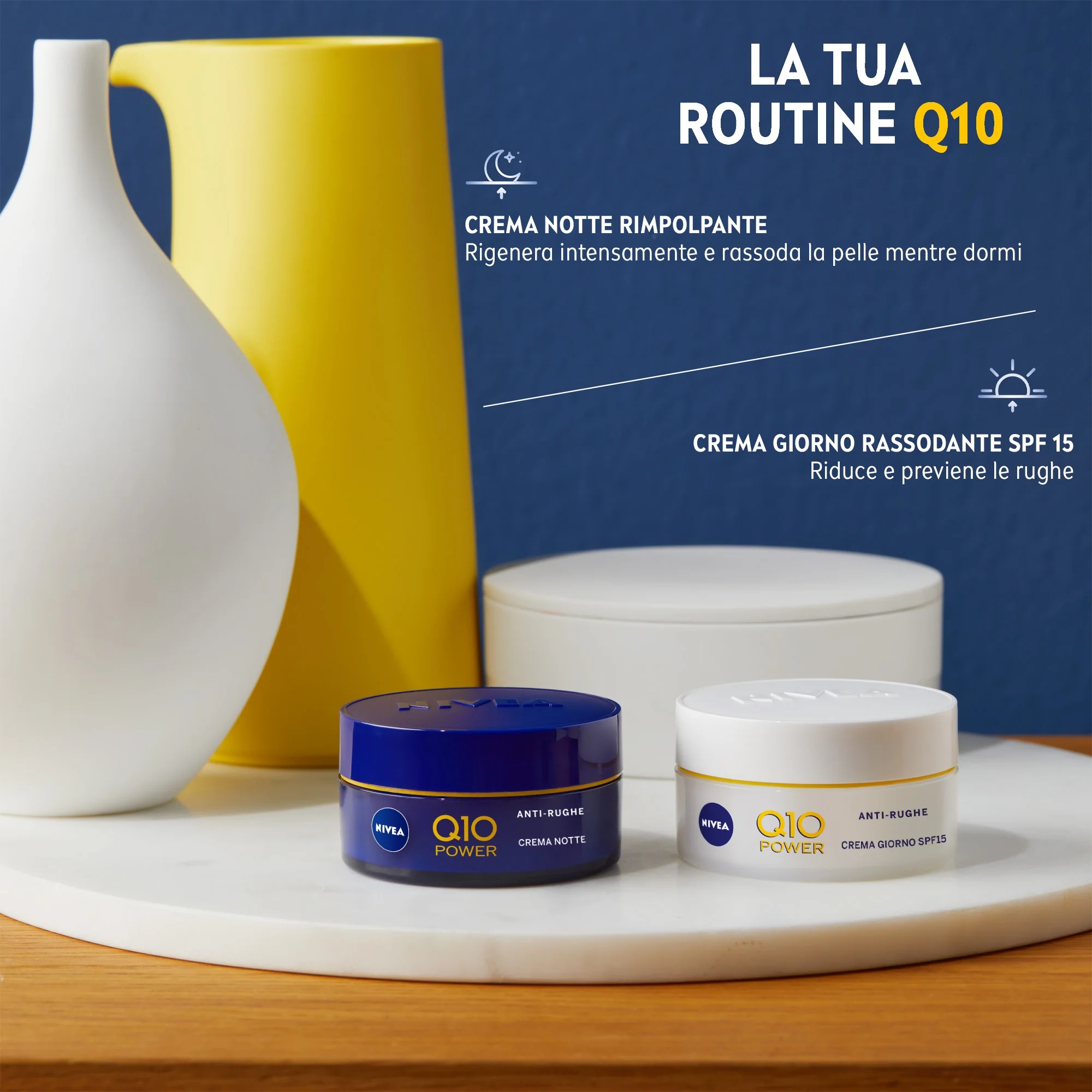 NIVEA Nivea Q10 Power Plumping Νυχτερινή Κρέμα Προσώπου με Αναζωογονητική Δράση
