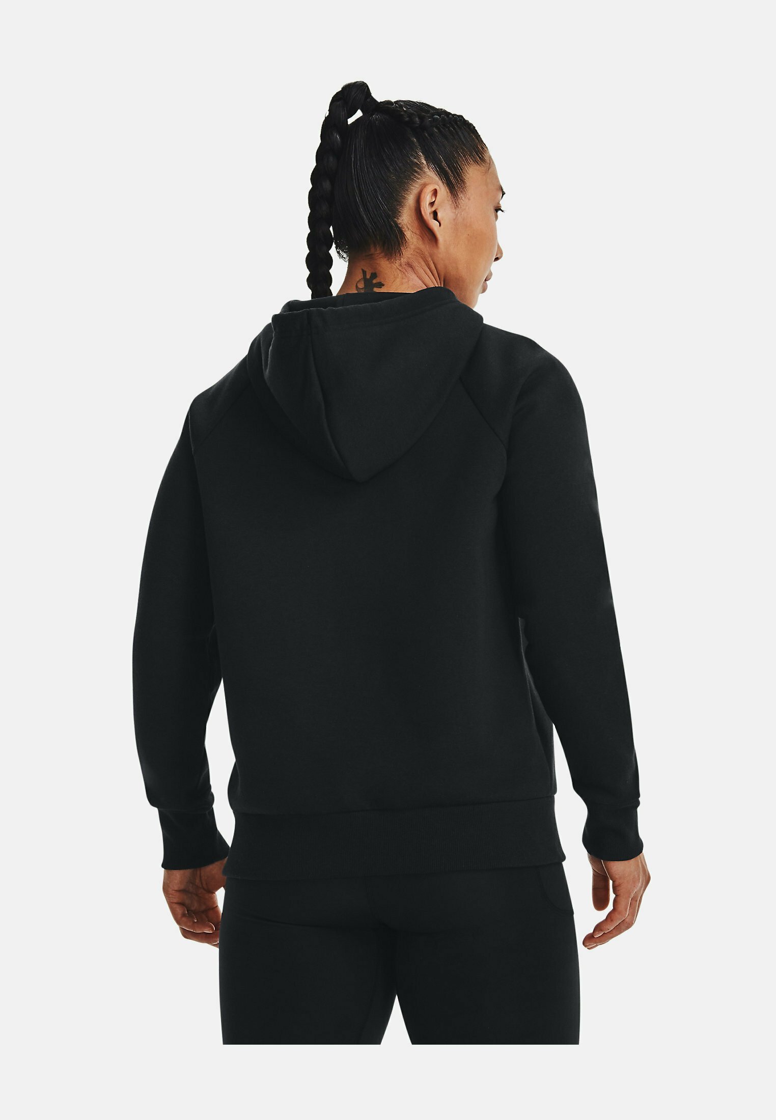 Sweat à capuche Under Armour RIVAL FLEECE - noir