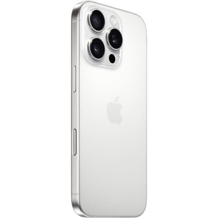 APPLE iPhone 16 Pro 256 GB Weiß/Titan (2024) – Generalüberholt – Hervorragender Zustand