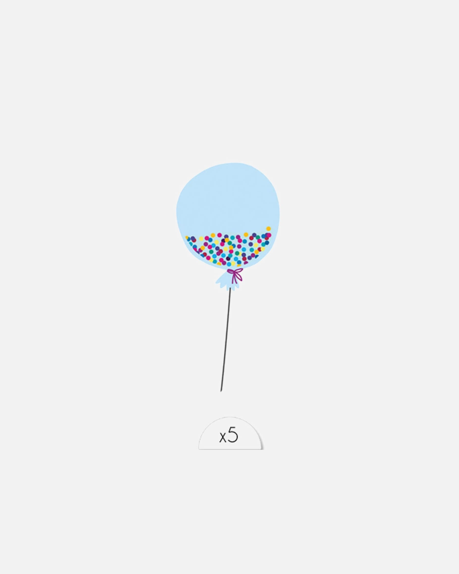 Sioou Ballon bleu clair