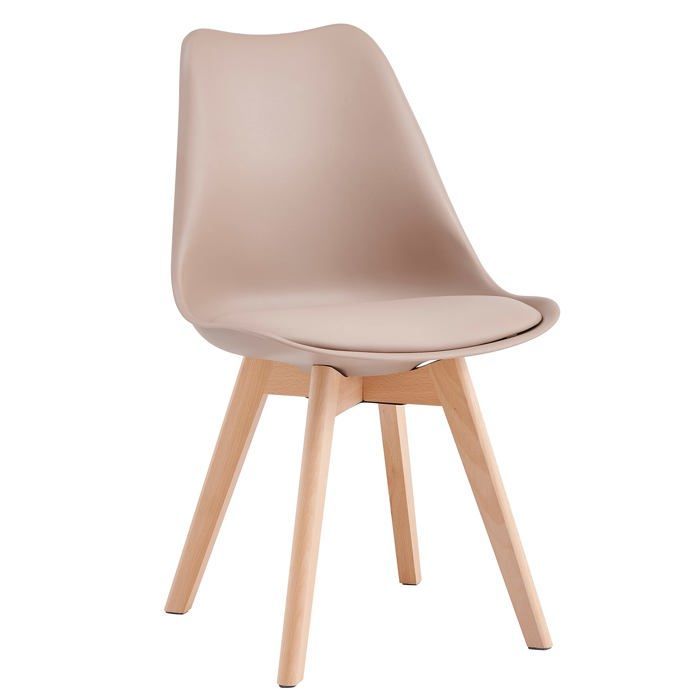mcc direct Eva Set of 2 Dining, Kitchen, Office Chairs Brown