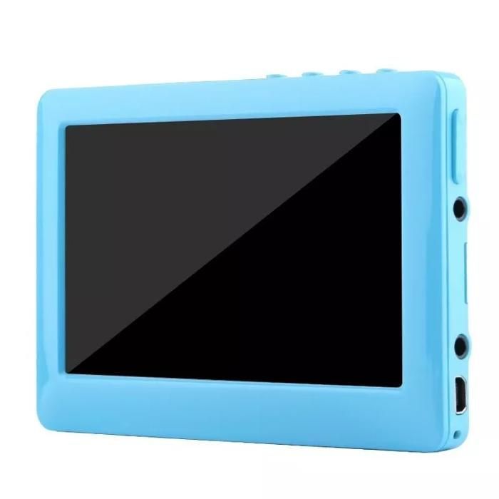 LECTEURS MP5 MP4 MP3 8GB NEUFS -BLEU- AVI DIVIX FLV RMVB - ECRAN 4,3 POUCES + HOUSSE