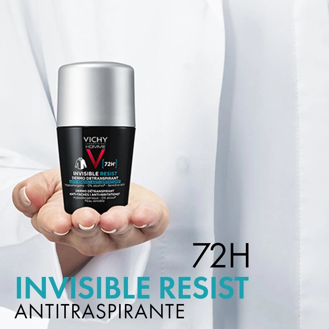 VICHY Deodorant roll-on 72 uur onzichtbaar 50 ml
