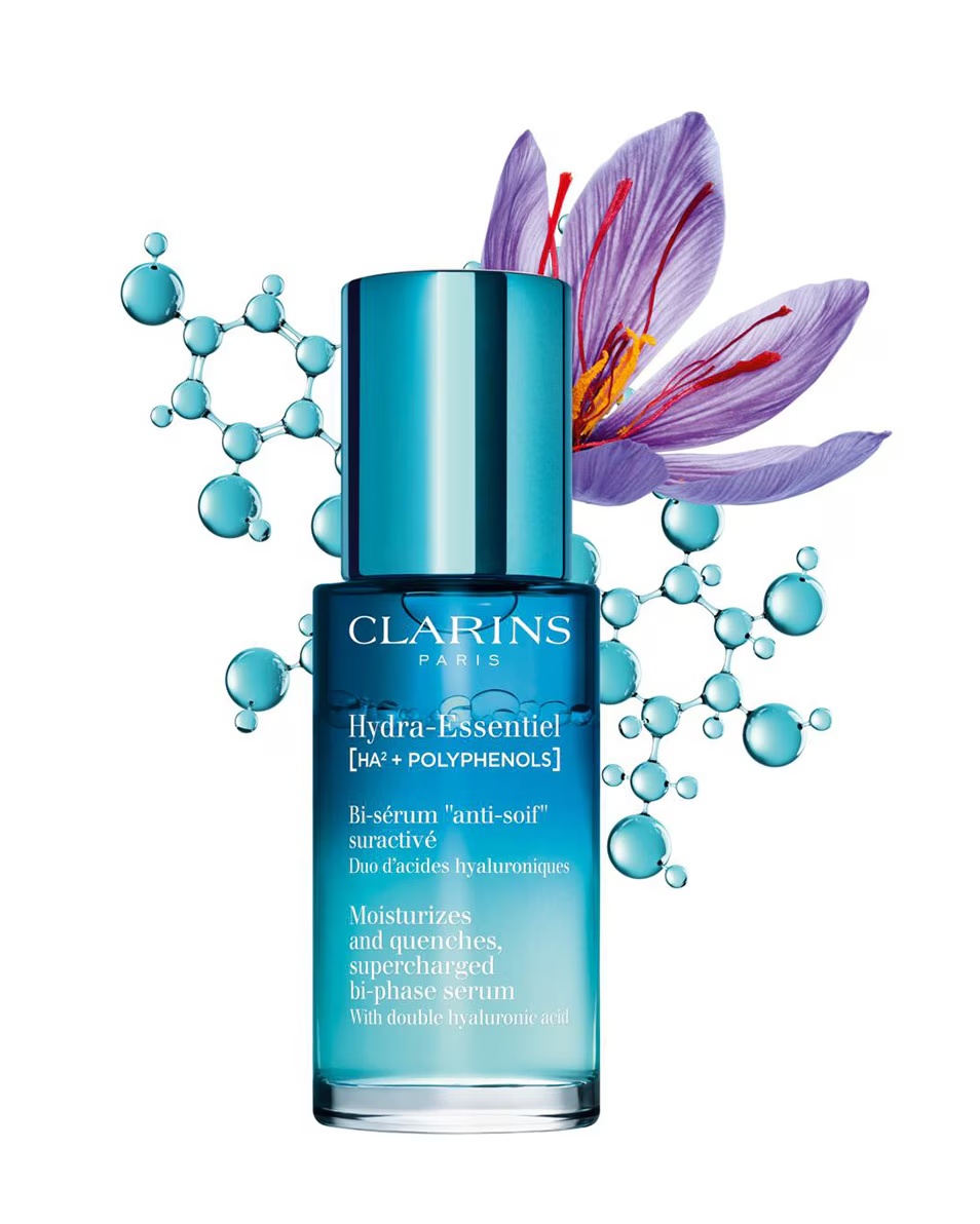 Dvofazni serum CLARINS Hydra-Essentiel (HA²).