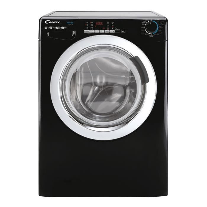 CANDY CSS1410TWMCBE/FR Front-Loading Washing Machine - 10 kg - Induction - Steam - 1400 rpm - Energy Class A - Quick Programs - Black