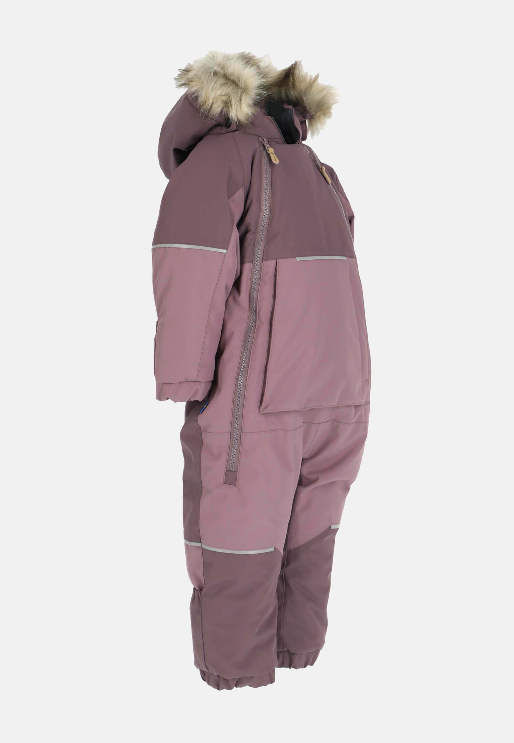 Swedemount HAFJELL OVERALL - Sneeuwpak - dk. mauve bleek mauve