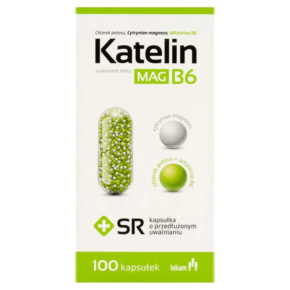 Katelin Mag B6, Magnez z witaminą B6, Kapsułki