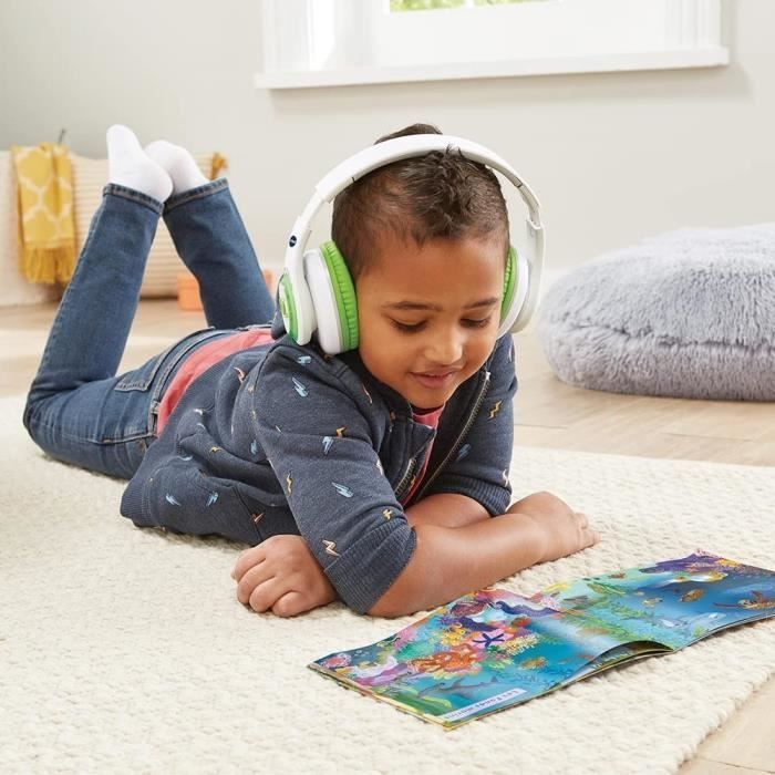 Cuffie interattive per bambini - VTECH - Kidi Audio Max - Controllo del volume - Libretto illustrato incluso