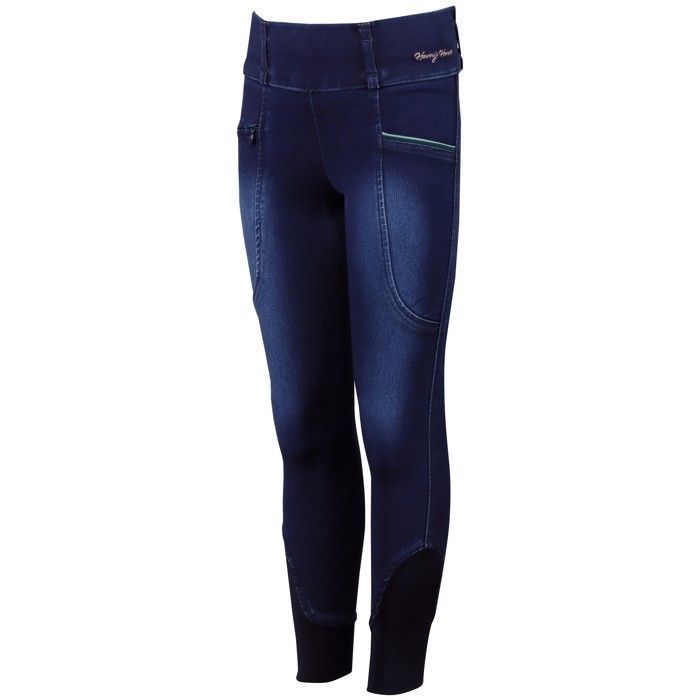 Leggings da equitazione per bambini Harry's Horse Equitights LouLou Elodie con grip completo