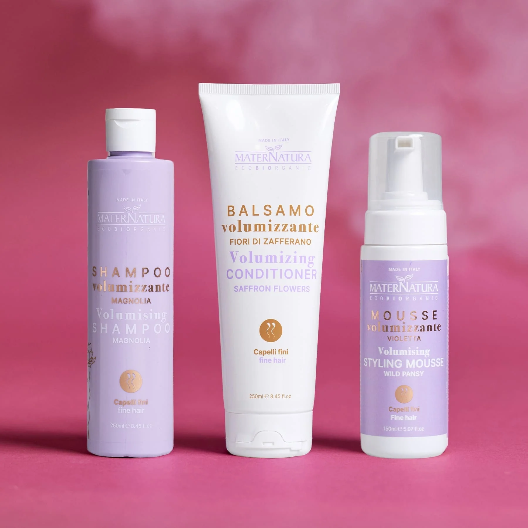 Balsamo Maschere e Olii Balsamo Volumizzante Capelli Fini Ai Fiori Di Zafferano - Balsamo Volumizzante Capelli