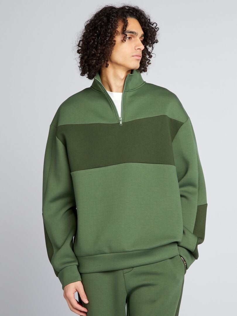 Moletom bicolor - VERDE