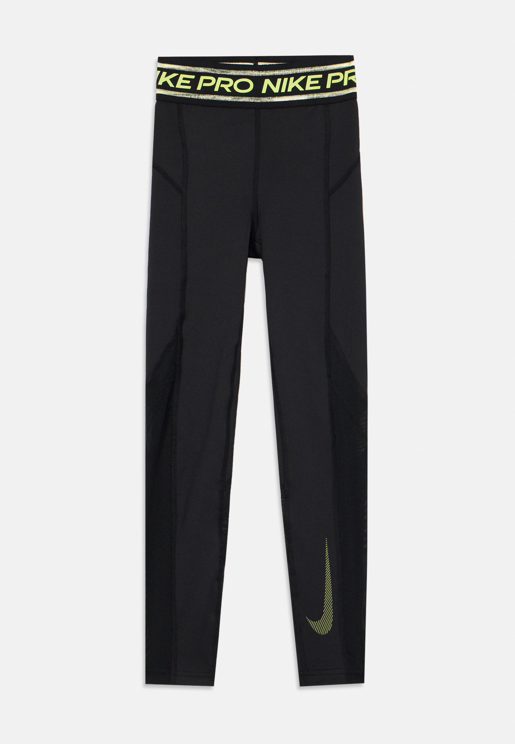 Nike Performance SPORT UNISEX - Retuusid - Püksid - must/sidrunimust