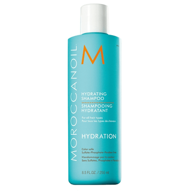 Moroccanoil Hydration Shampoo for alle hårtyper, sulfatfri fuktighetsgivende sjampo med antioksidanter, 250 ml