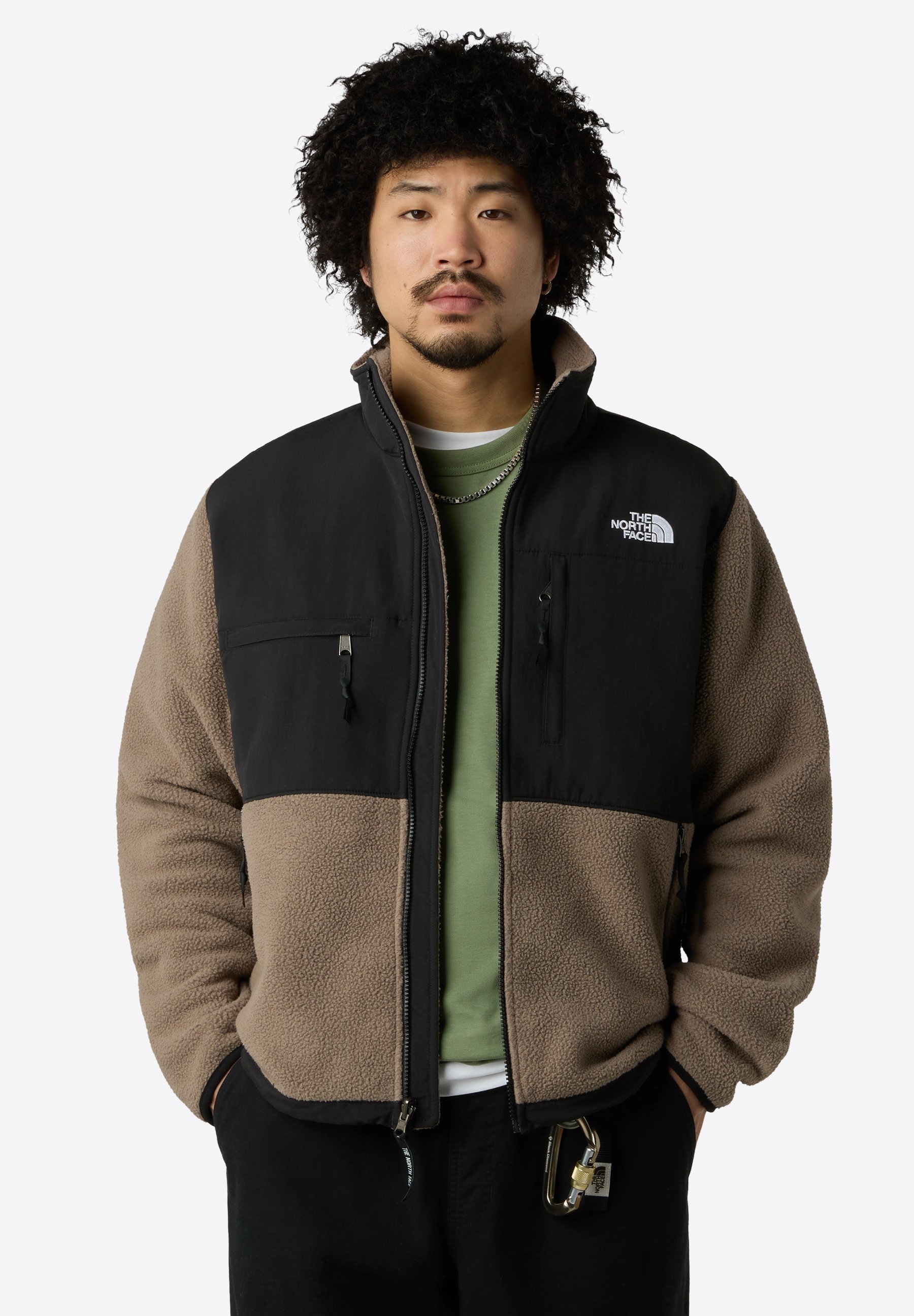 „The North Face“ M RETRO DENALI striukė - flisinė striukė - moka ruda, TNF juoda