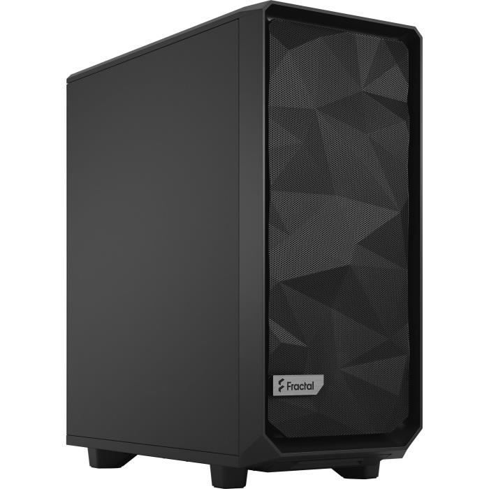 FRACTAL DESIGN – Meshify 2 Kompakt-PC-Gehäuse, Schwarz, geschlossene Seitenwand