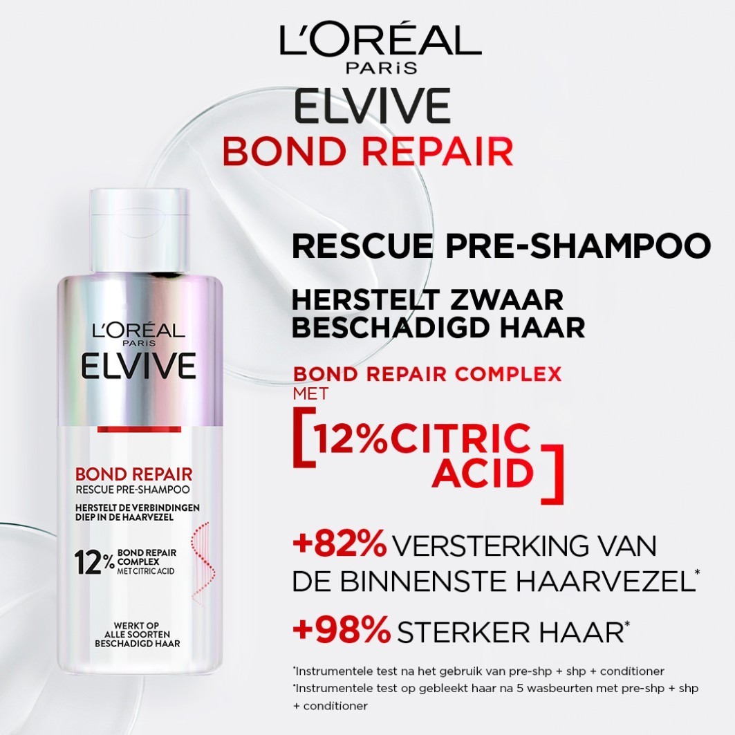 L'Oréal Paris Haarshapoo Elvive Bond Repair pre-shampoo - 200 ml