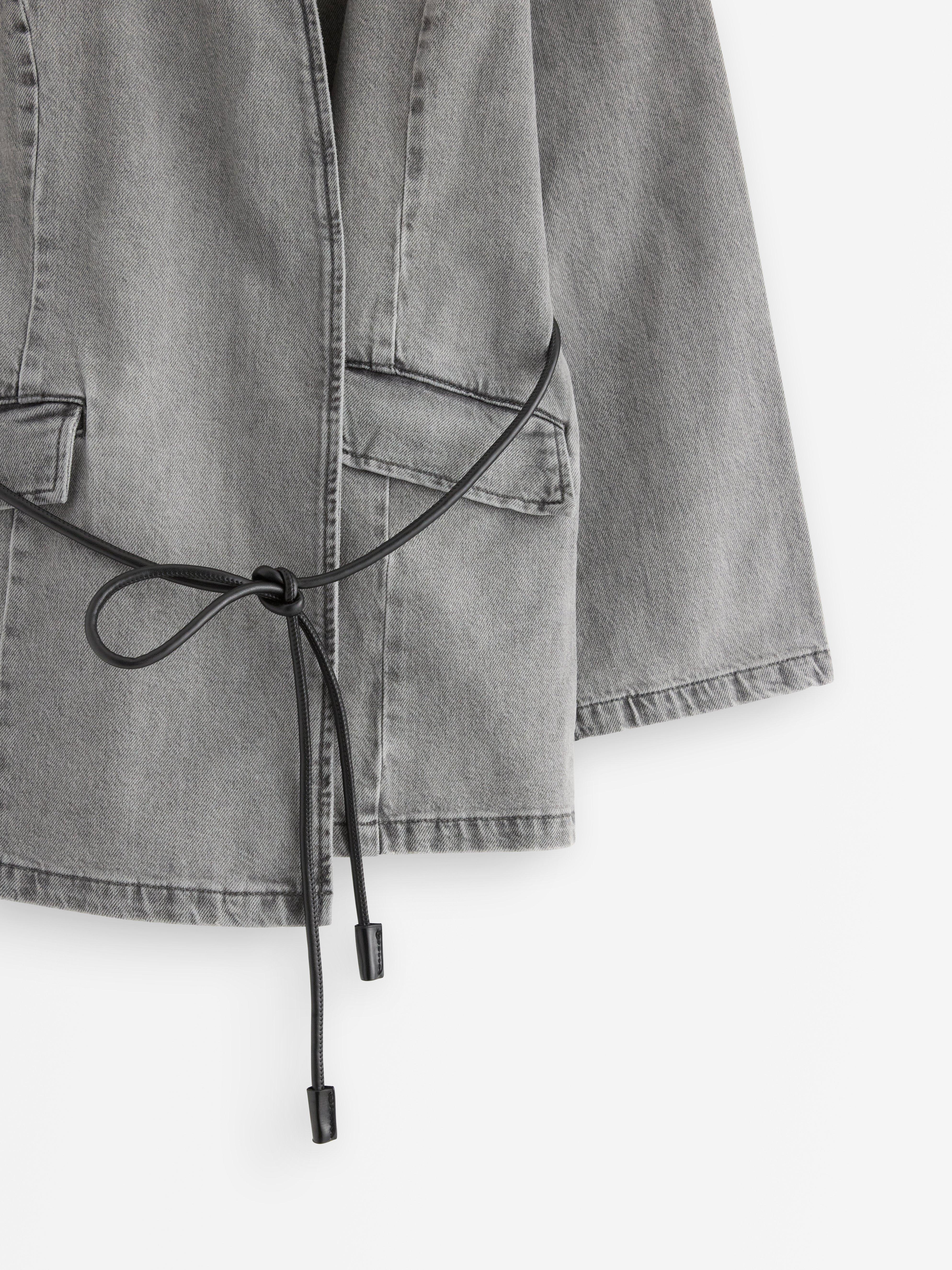 Jeansjacke Schwarz