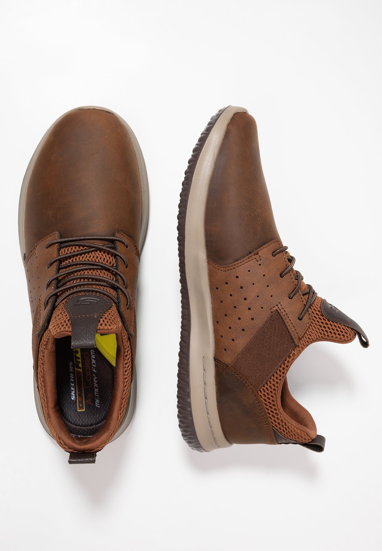 Skechers DELSON AXTON - Instappers - donkerbruin