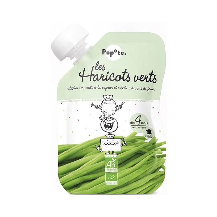 Popote Vegetal em Sachê Feijão Verde +4m Orgânico 120g