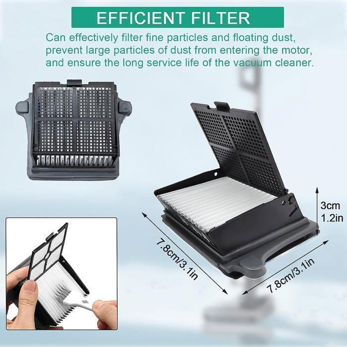 Accessoires pour Tineco Floor One S7 Combo, S7 Flashdry, Switch S7, Stretch S6 Pièces de rechange pour aspirateur eau et poussière