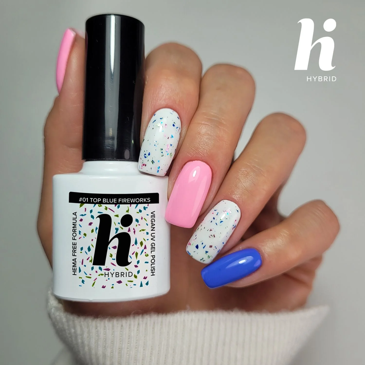 Base & Top Coat Top No Wipe Fireworks - Top Coat