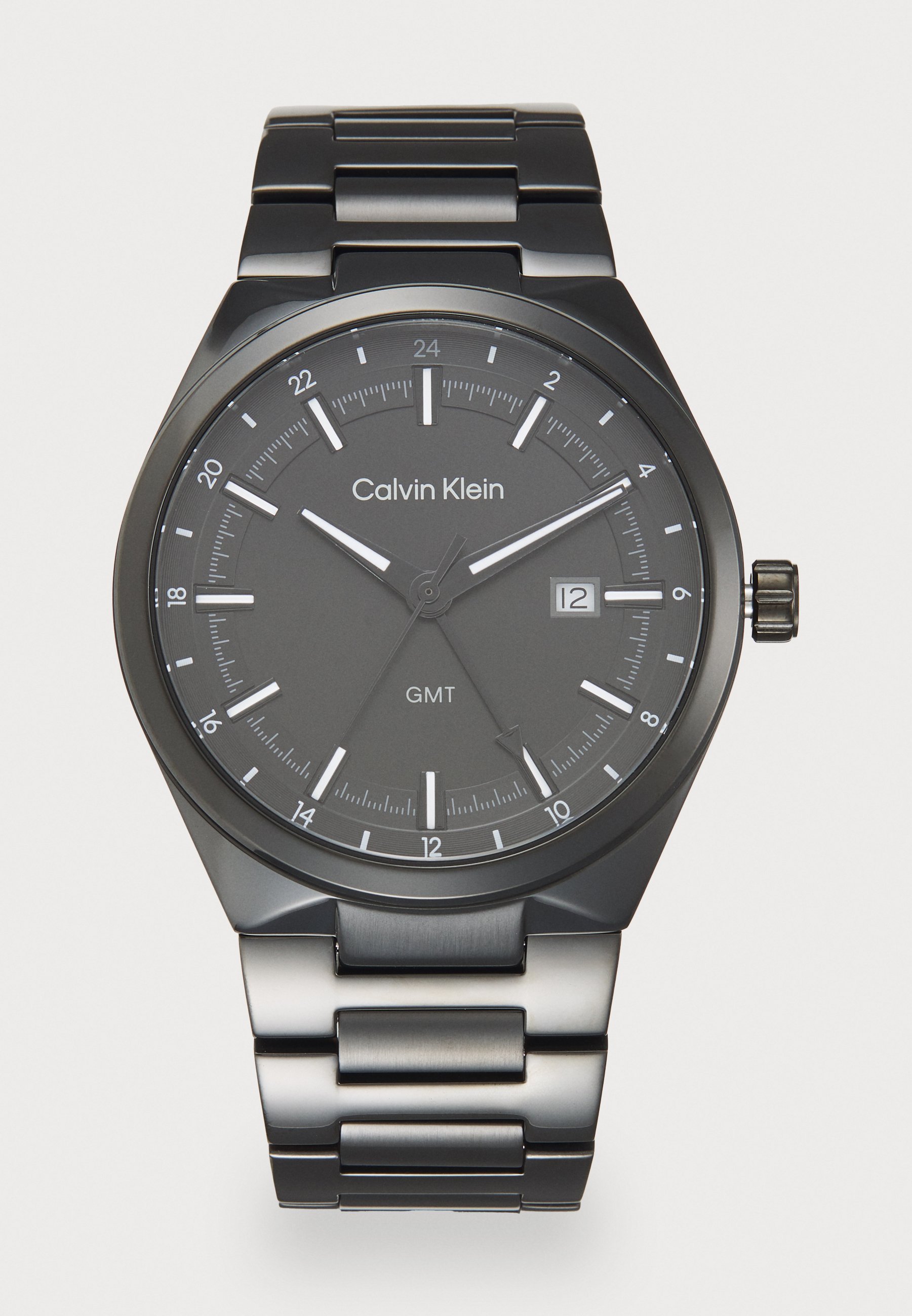 Calvin Klein DISTINGUISH GMT - Horloge - zwart