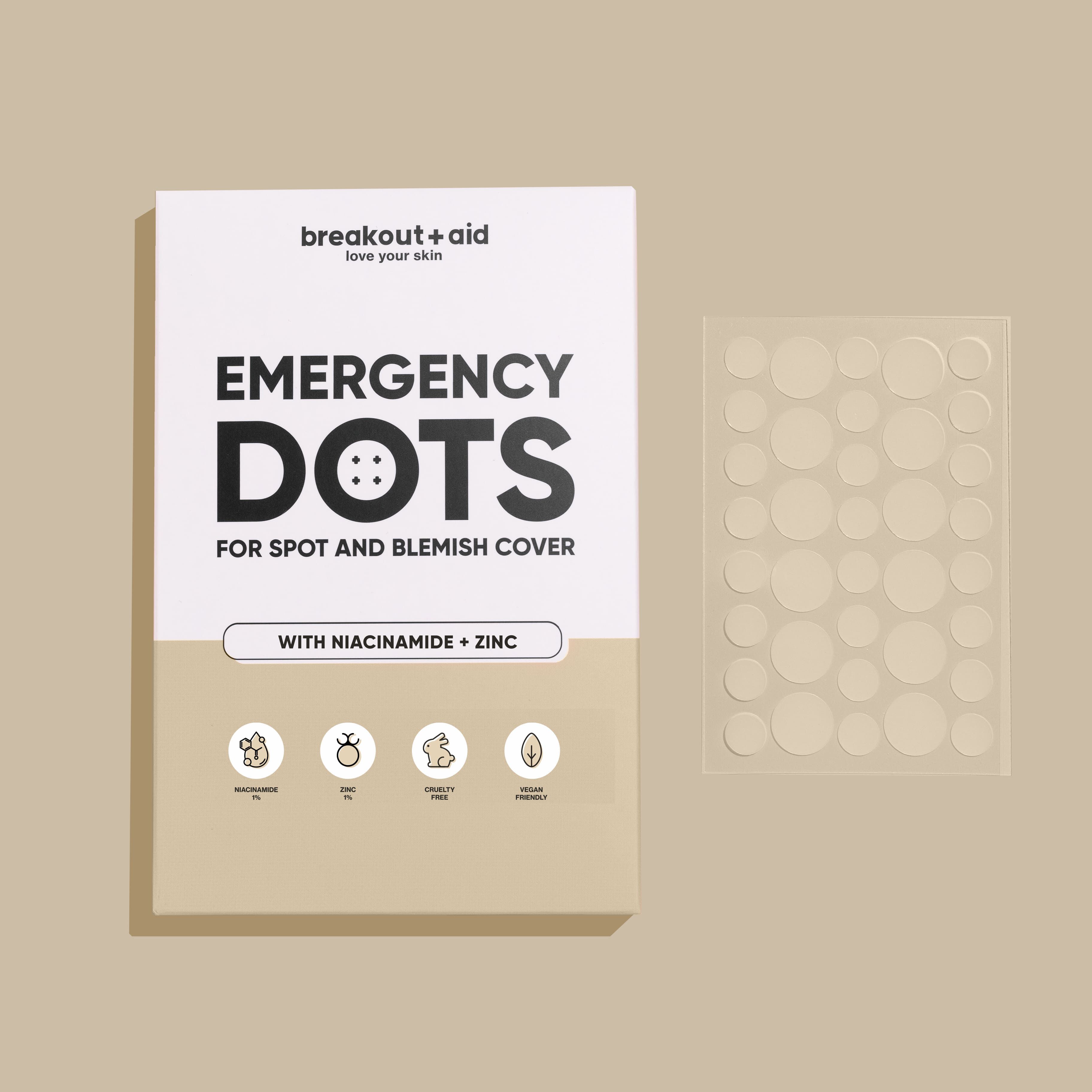 Breakout+Aid Cute Dots per i brufoli