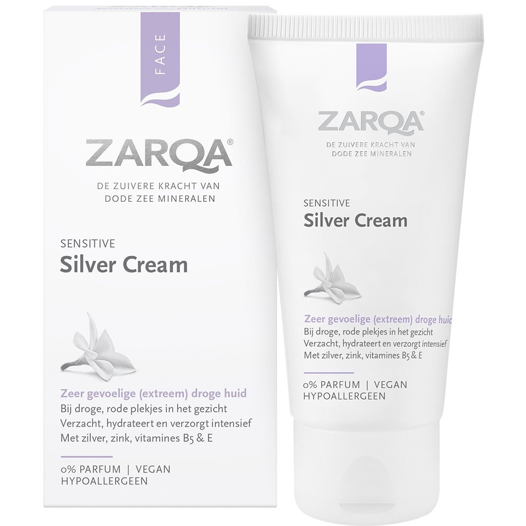 ZARQA sidabrinis kreminis veido kremas - 30 ml