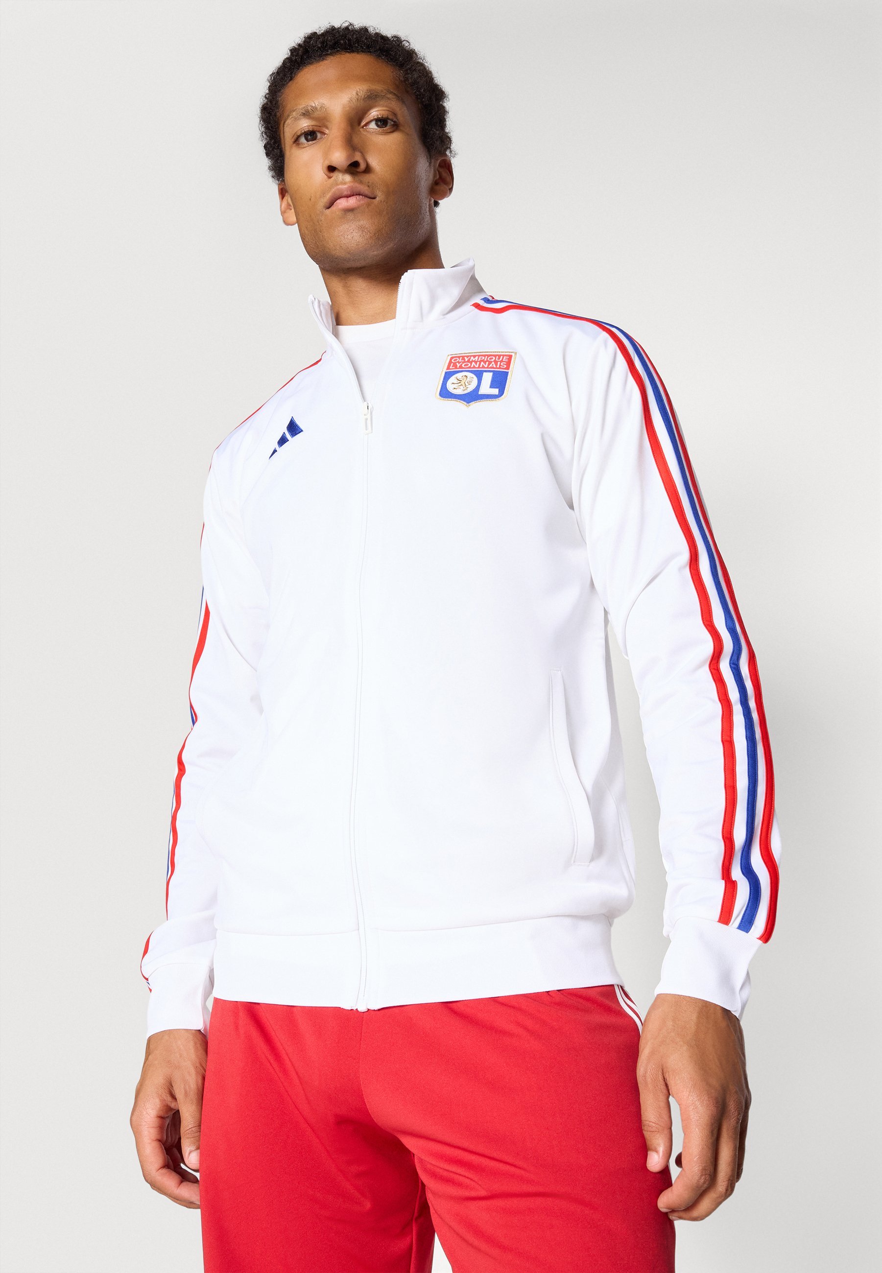 adidas Performance OLYMPIQUE LYON DNA TRACK TOP - Clubkleding - wit