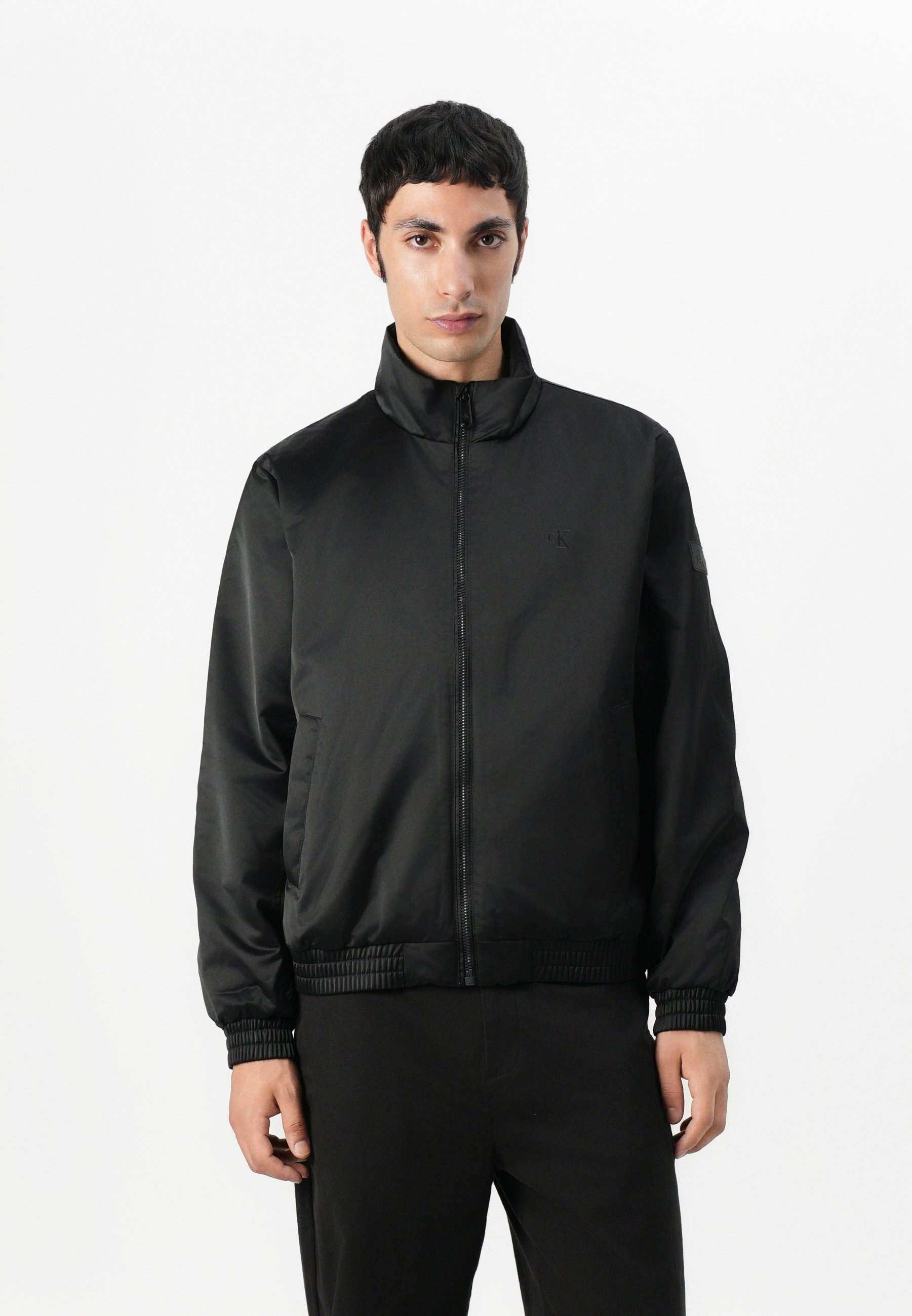 Calvin Klein Jeans gewatteerde Harrington-jas - Lichte jas - zwart