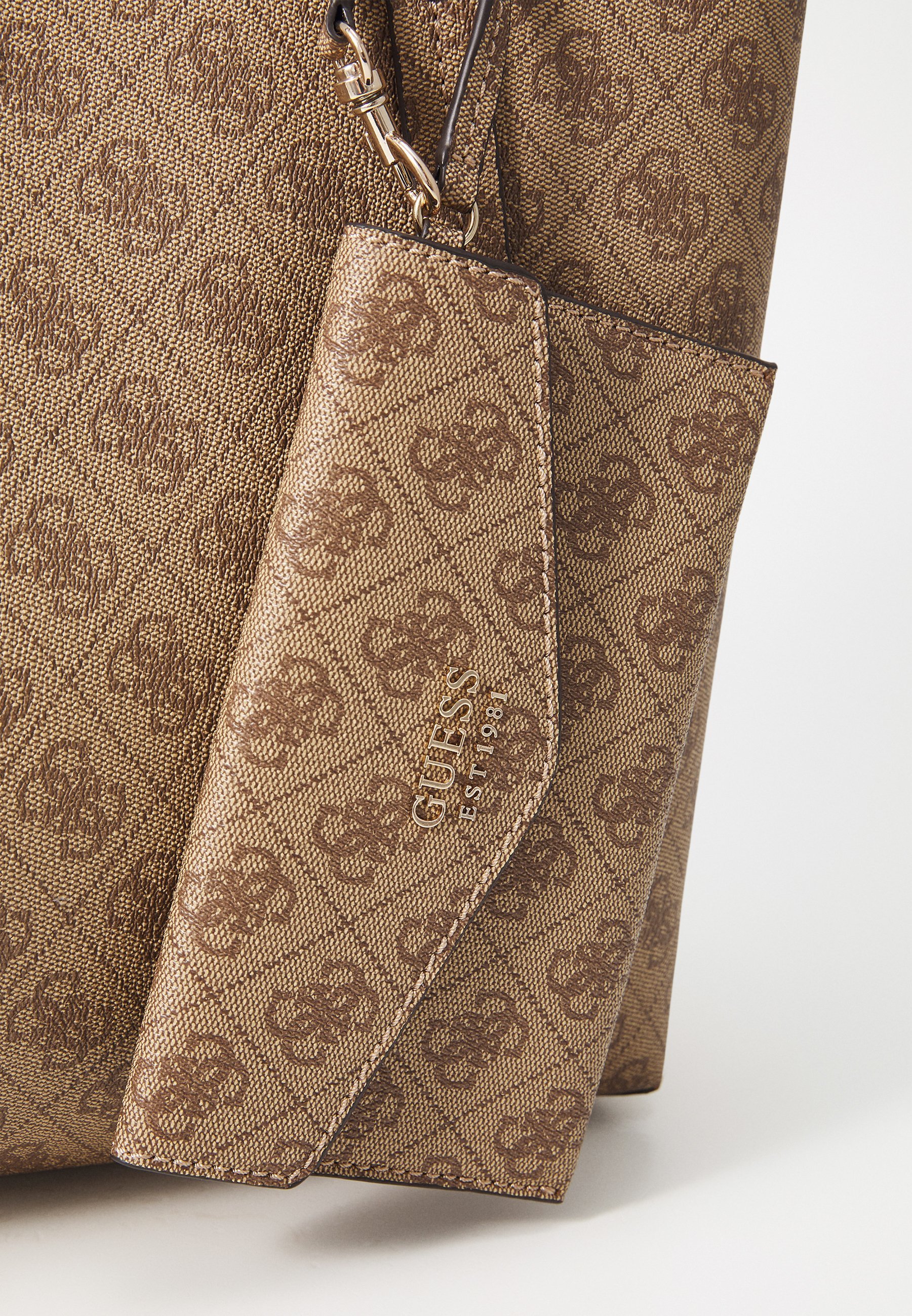 Guess BRENTON TOTE SET - Psací taška - latte logo