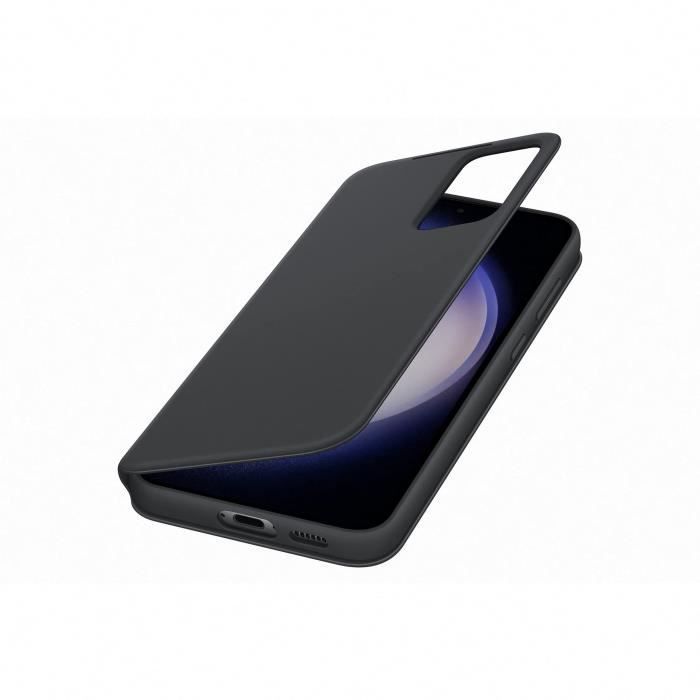 Funda Samsung Smart View con tarjetero para S23+ negra