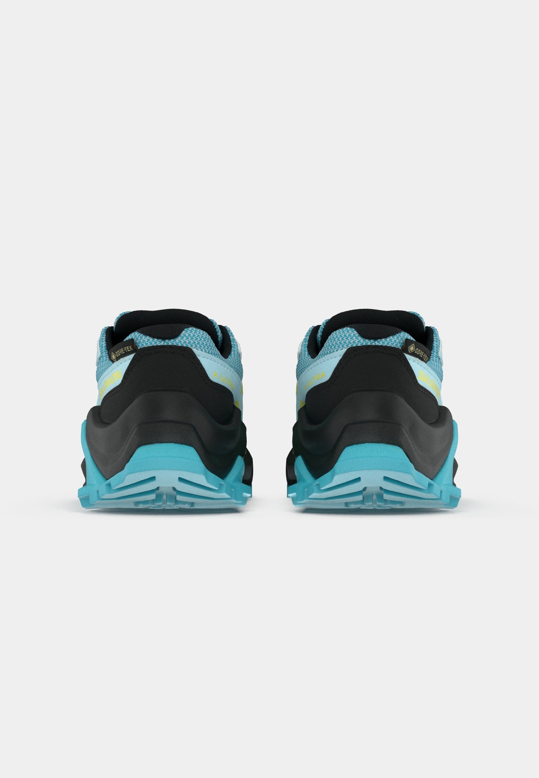 Salomon X ULTRA GTX UNISEX - Wanderschuhe - blau curacao/turbulenz/gelb iris