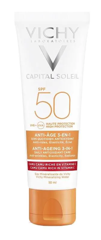 Vichy Capital Soleil Przeciwstarzeniowy krem do twarzy SPF50